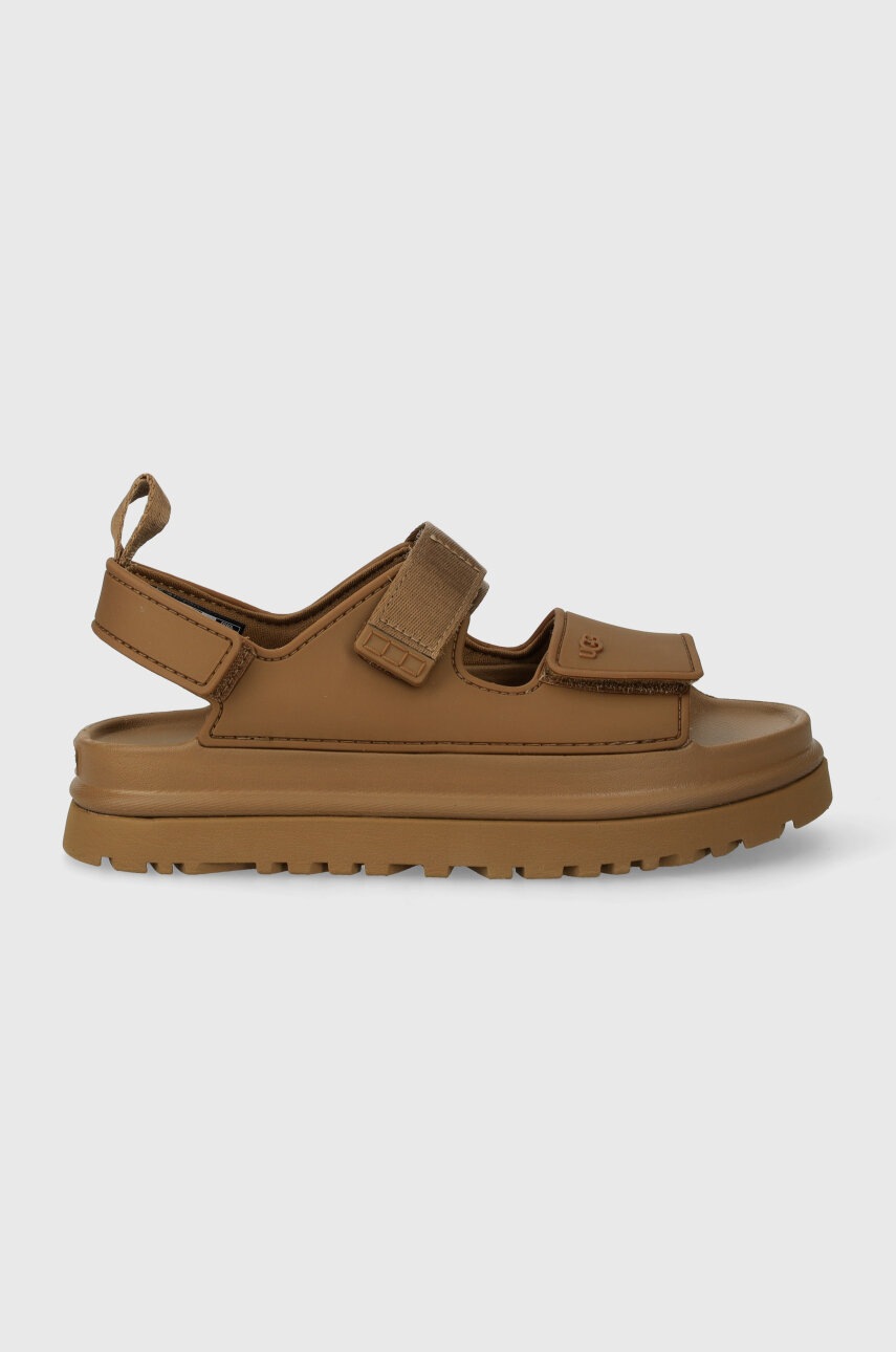 Дитячі сандалі UGG GOLDENGLOW колір коричневий