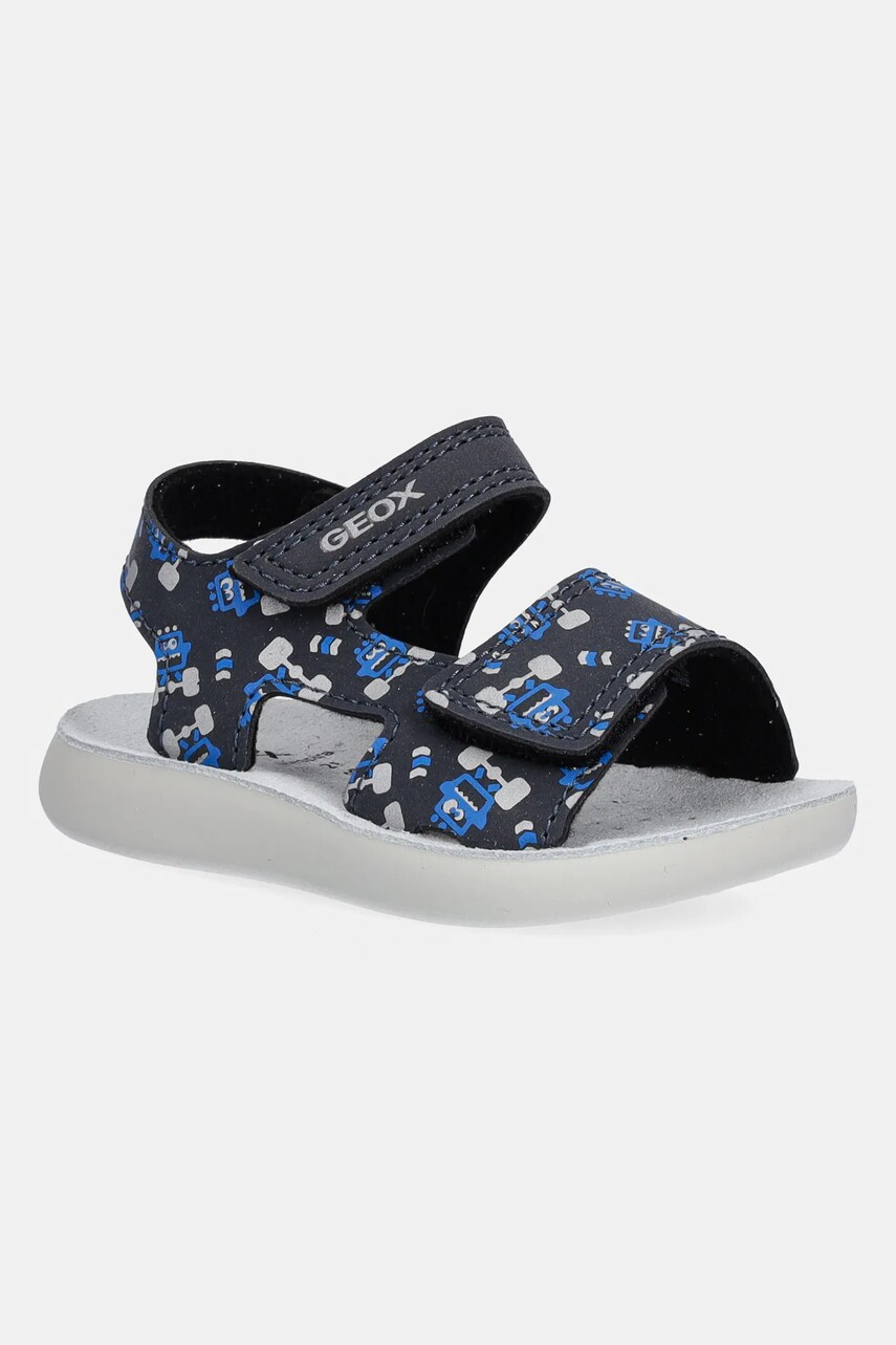 Geox sandale din piele pentru copii SANDAL LIGHTFLOPPY