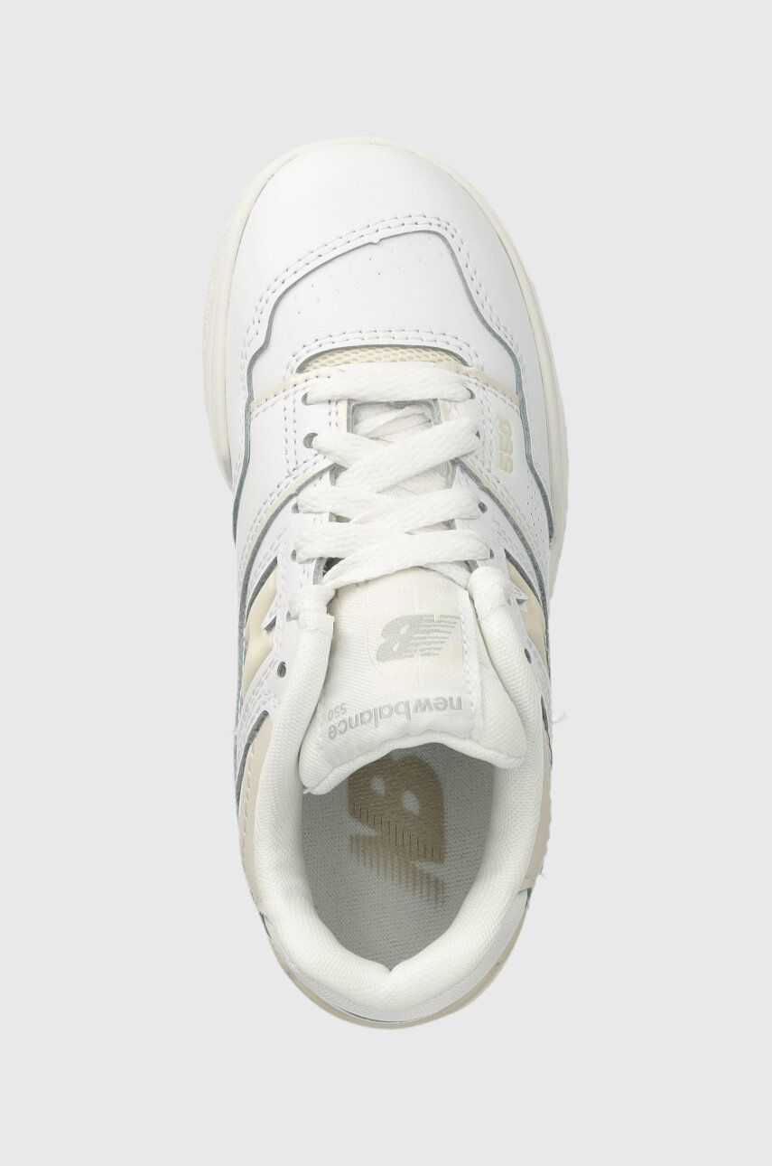 Dětské sneakers boty New Balance PSB550BK béžová barva EUR 28