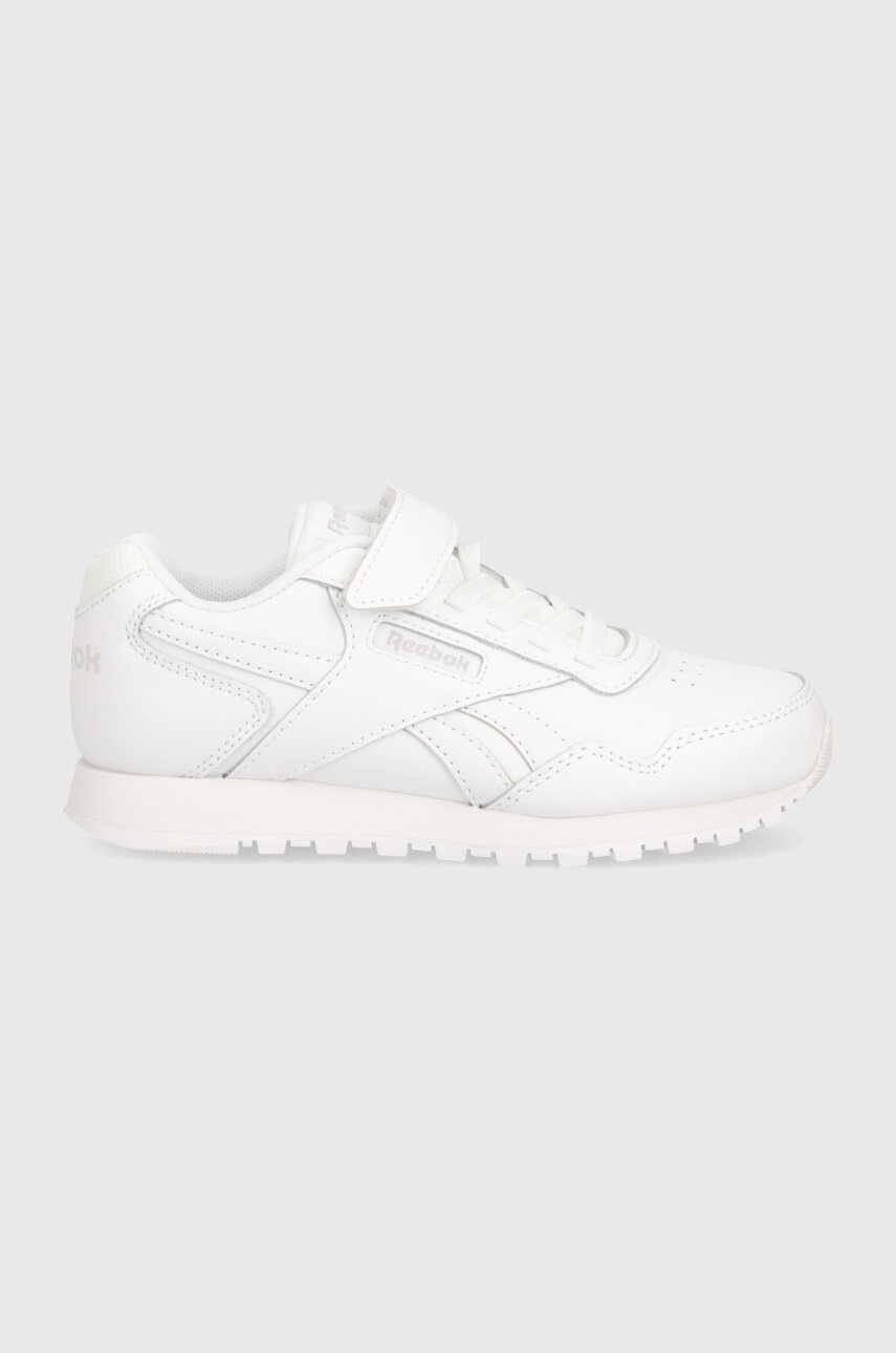 Дитячі шкіряні кросівки Reebok Classic Royal Glide колір білий 100074611