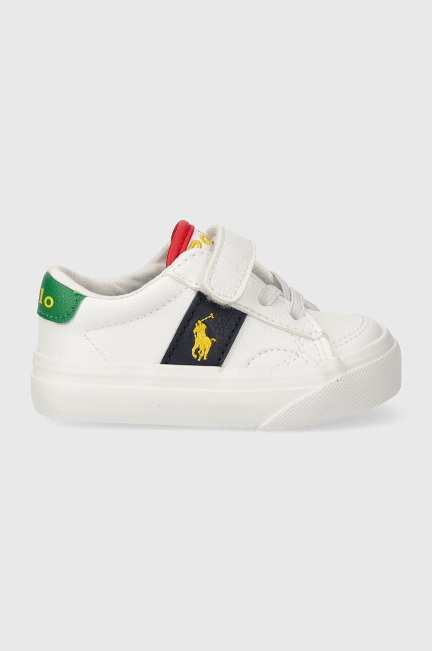 Детские кроссовки Polo Ralph Lauren цвет белый Детские кроссовки Polo Ralph Lauren цвет белый