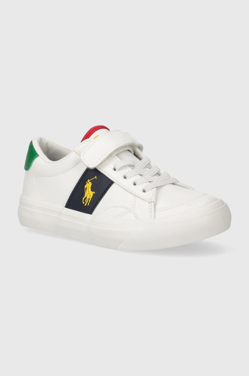 

Детски маратонки Polo Ralph Lauren в бяло, Бял