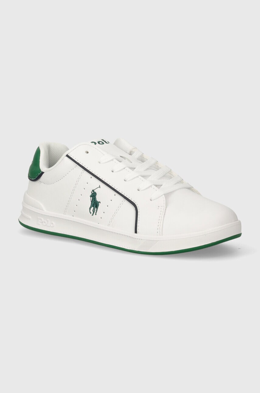 Levně Dětské sneakers boty Polo Ralph Lauren bílá barva
