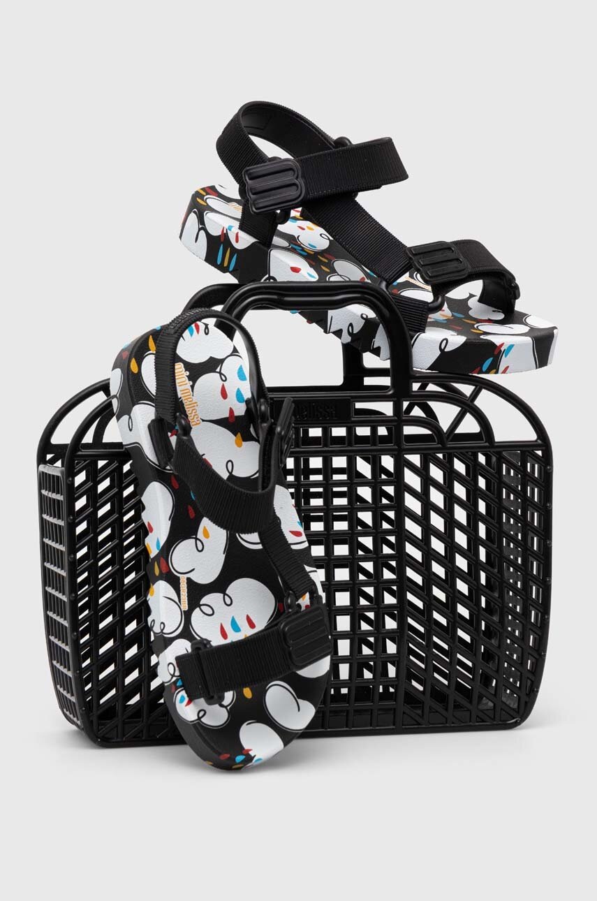 Детские сандалии Melissa PLAYTIME цвет чёрный Детские сандалии Melissa PLAYTIME цвет чёрный