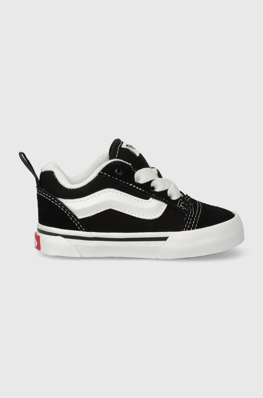 Детские кеды Vans Knu Skool Elastic Lace цвет чёрный