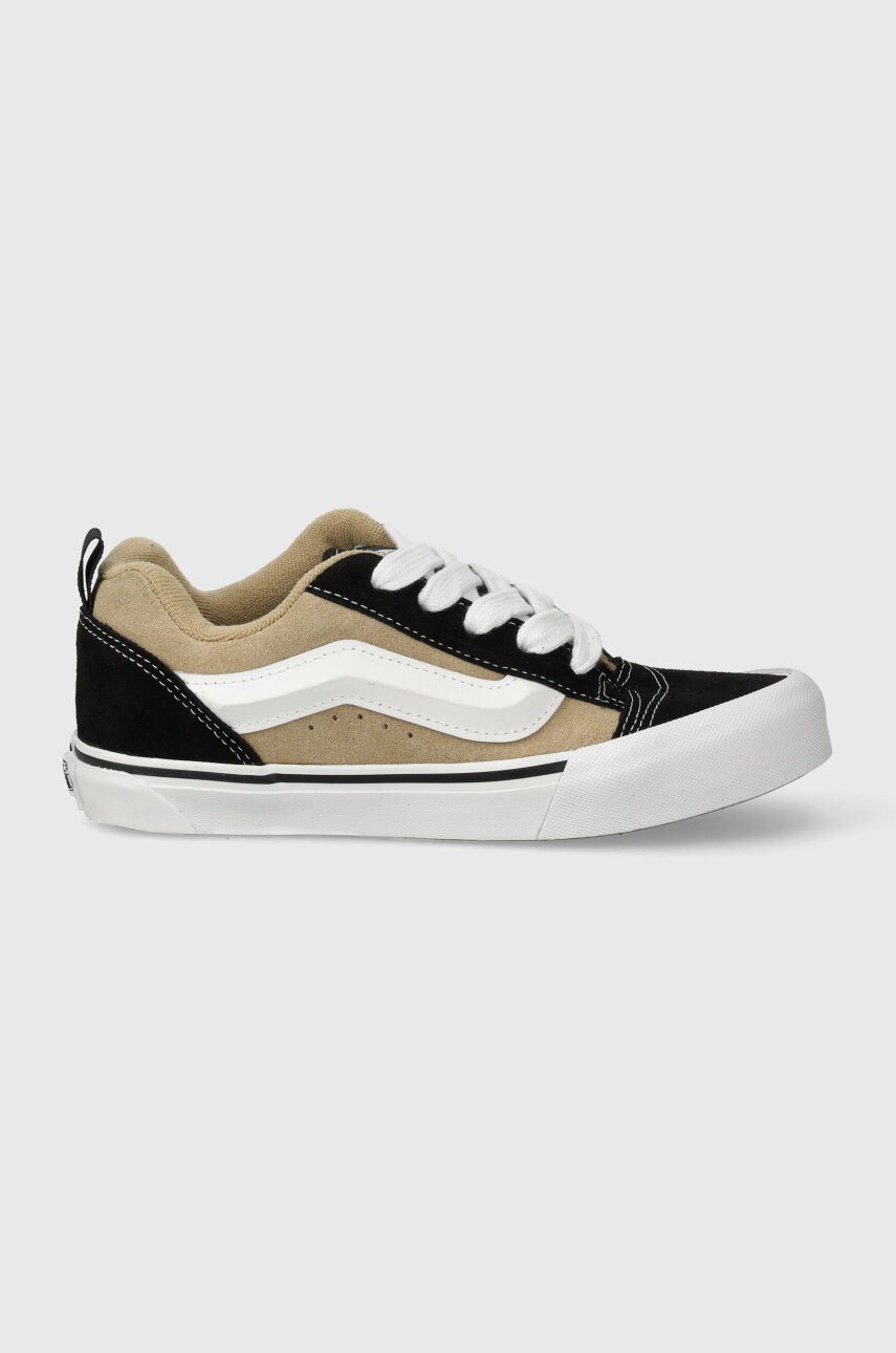 Замшевые кеды Vans Knu Skool цвет зелёный