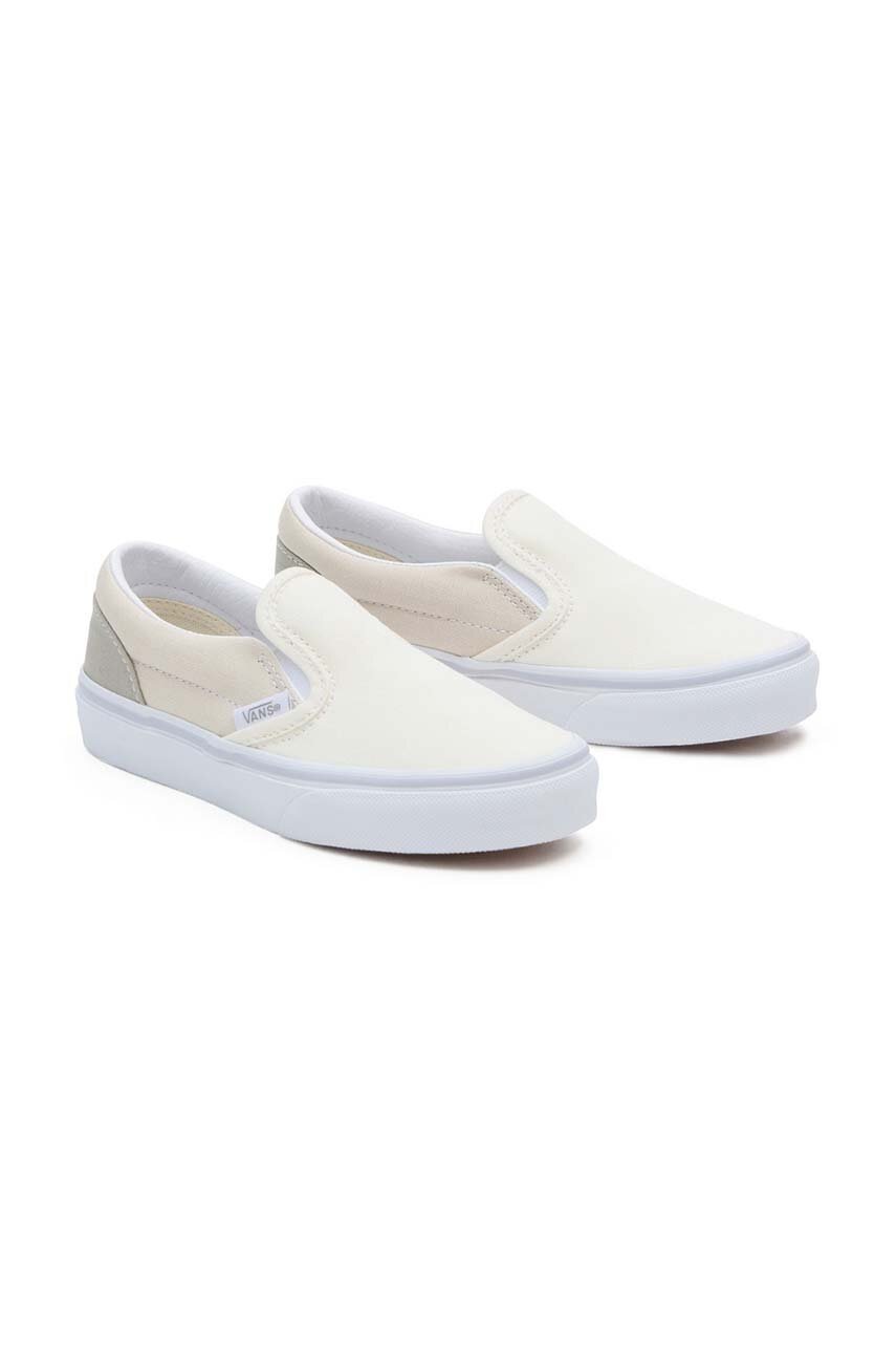 Детские кеды Vans UY Classic Slip-On цвет бежевый