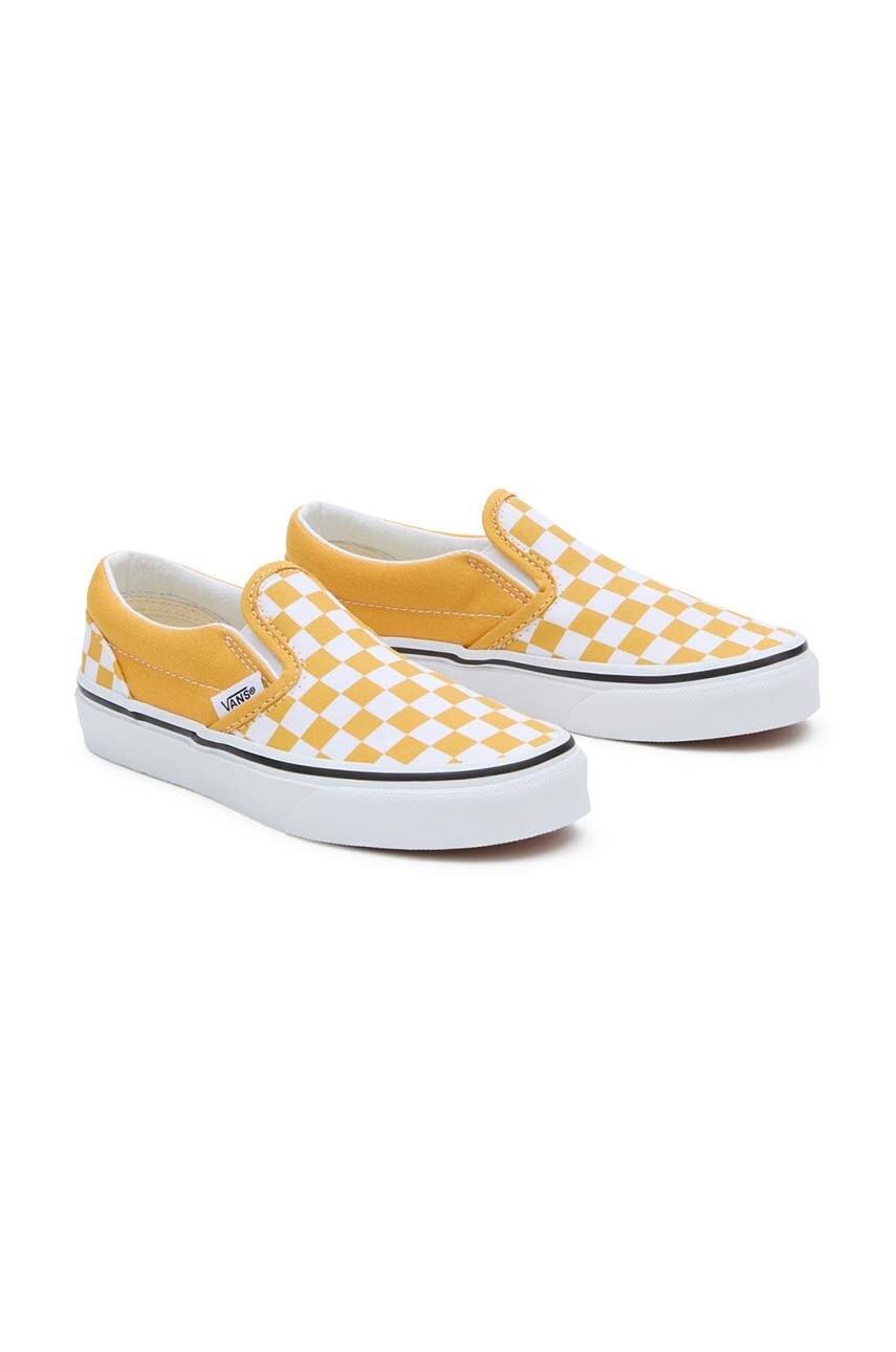 Vans tenisi copii UY Classic Slip-On culoarea galben