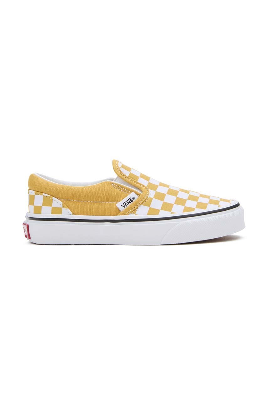Детские кеды Vans UY Classic Slip-On цвет жёлтый Детские кеды Vans UY Classic Slip-On цвет жёлтый