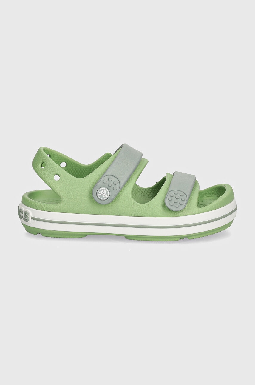 Детские сандалии Crocs CROCBAND CRUISER цвет зелёный Детские сандалии Crocs CROCBAND CRUISER цвет зелёный