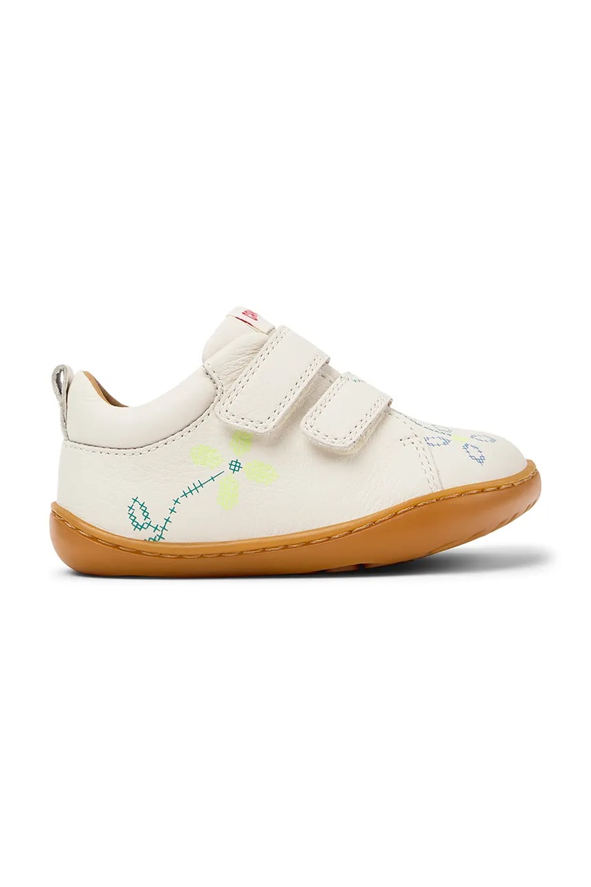 Детские кожаные полуботинки Camper цвет белый K800405 Детские кожаные полуботинки Camper цвет белый K800405