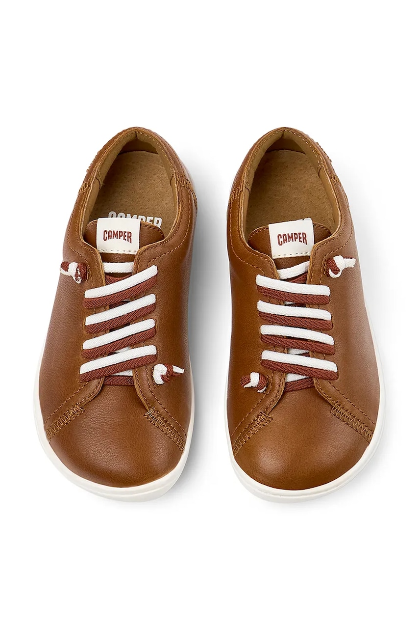 Dětské kožené polobotky Camper