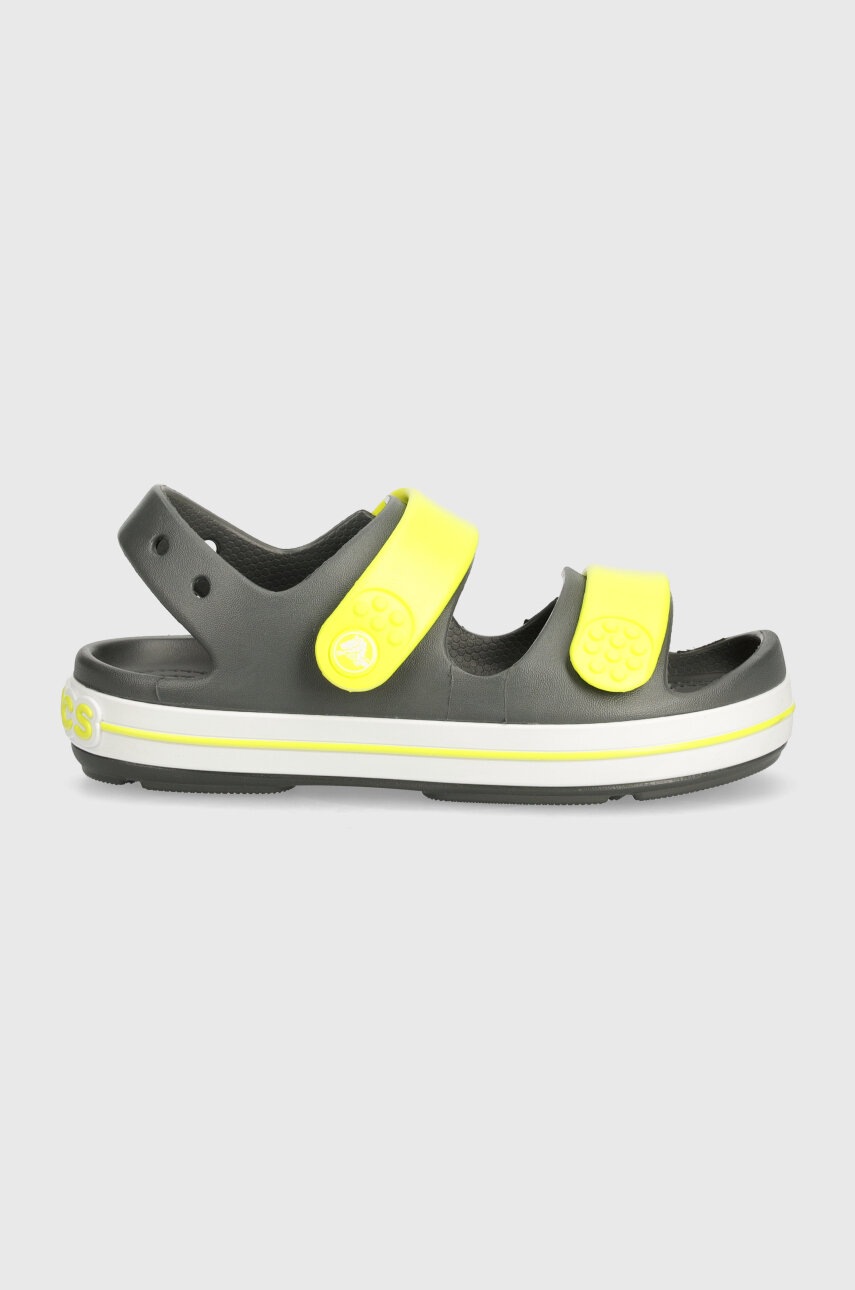 Дитячі сандалі Crocs Crocband Cruiser Sandal колір зелений
