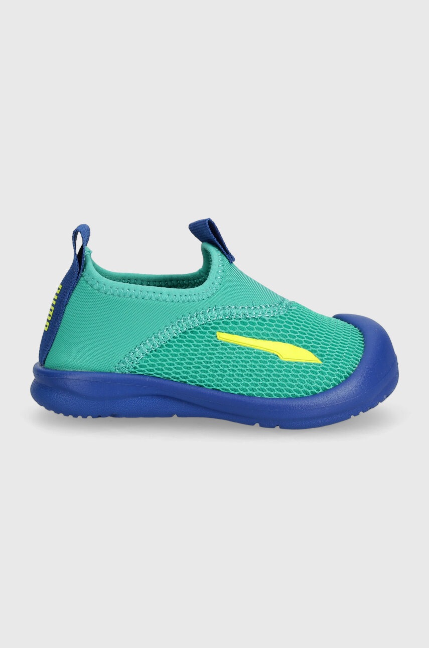 Дитячі кросівки Puma Aquacat Shield Inf колір зелений