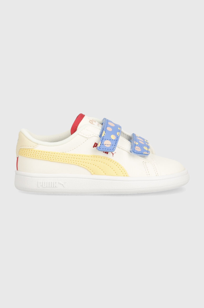 Детские кроссовки Puma Smash 3.0 Summer Camp V Inf цвет бежевый