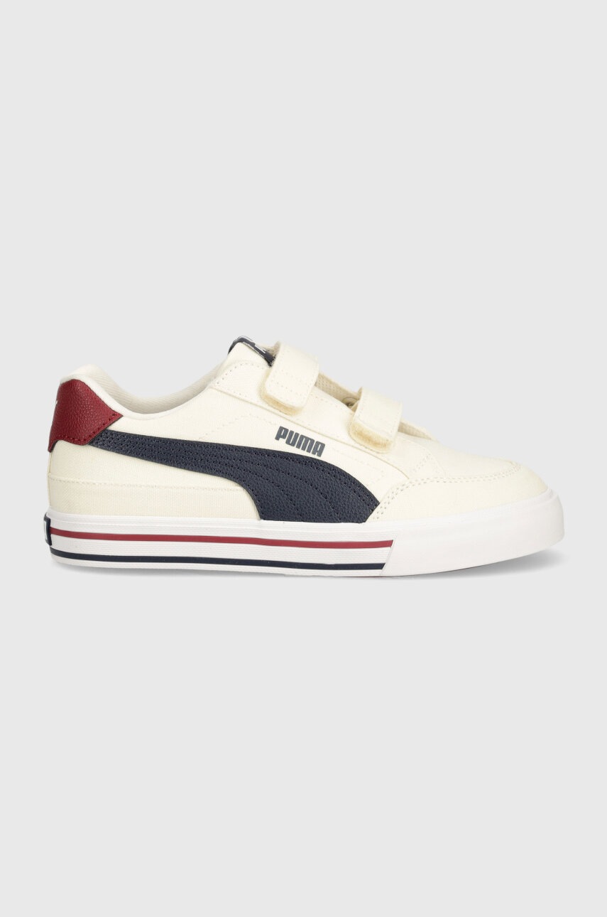 Детские кеды Puma Court Classic Vulc FS V PS цвет бежевый в Ивано-Франковске Детские кеды Puma Court Classic Vulc FS V PS цвет бежевый в Ивано-Франковске