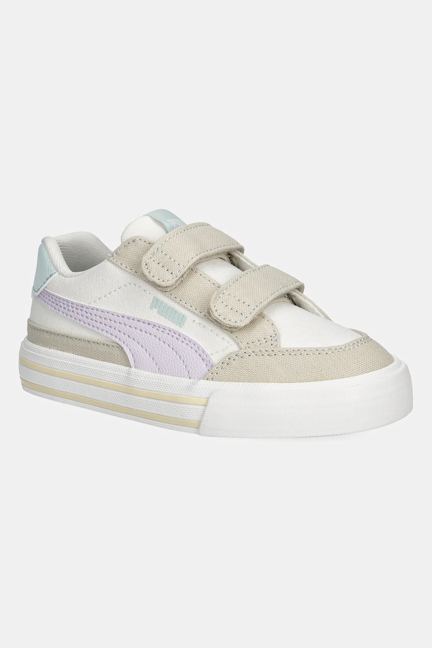 Puma tenisi copii Court Classic Vulc FS V PS culoarea bej Puma tenisi copii Court Classic Vulc FS V PS culoarea bej