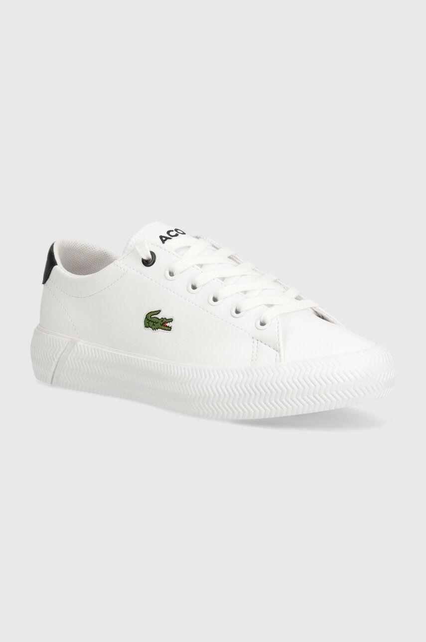 Lacoste sneakers pentru copii Vulcanized culoarea alb