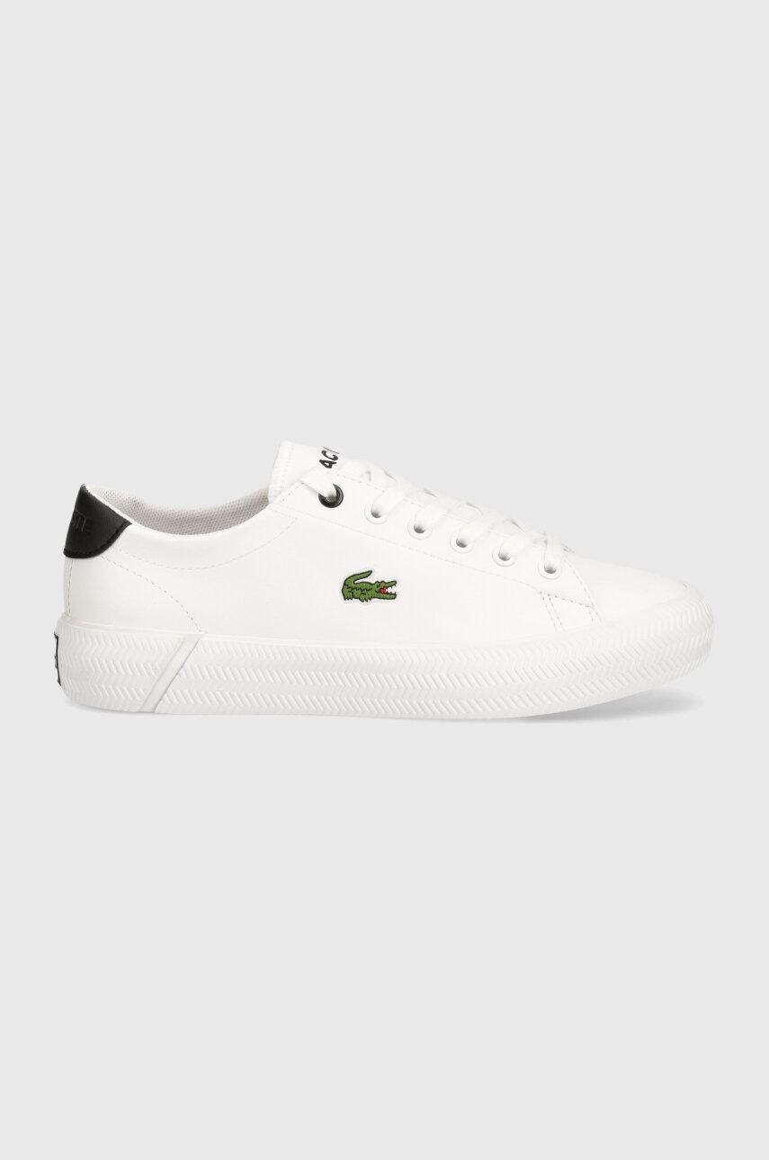 Детские кроссовки Lacoste Vulcanized цвет белый Детские кроссовки Lacoste Vulcanized цвет белый