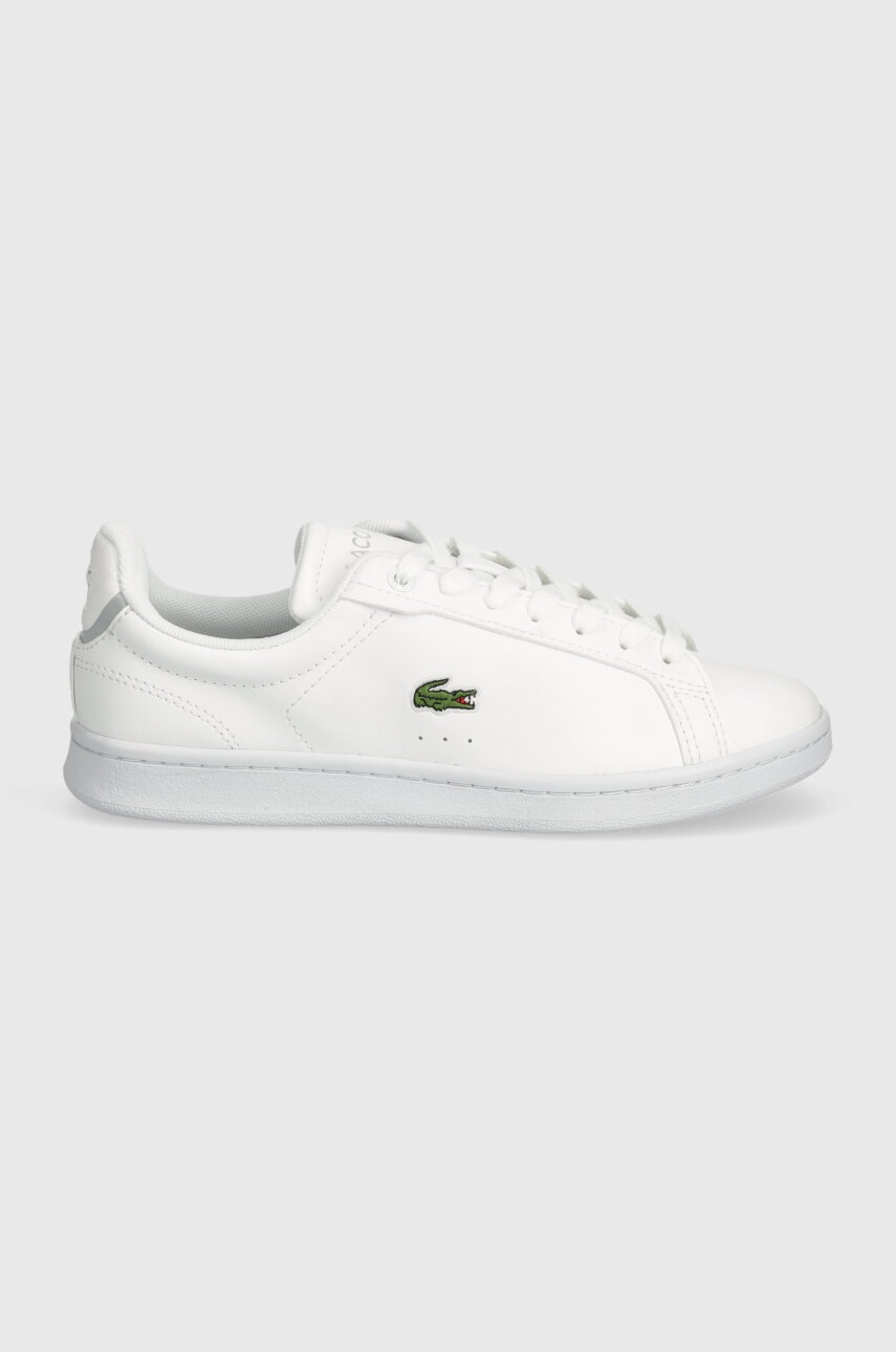 Детские кроссовки Lacoste Court sneakers цвет белый Детские кроссовки Lacoste Court sneakers цвет белый