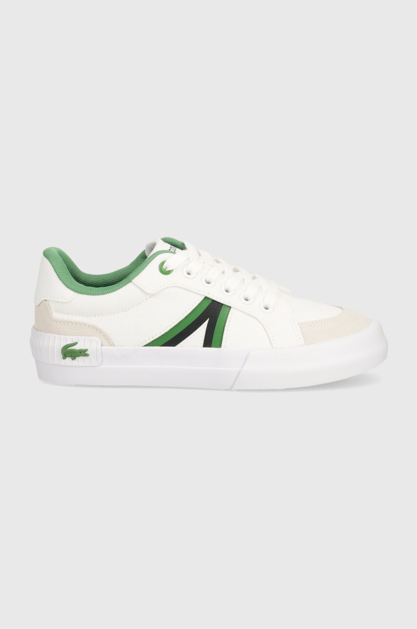 Детские кроссовки Lacoste Vulcanized sneakers цвет белый