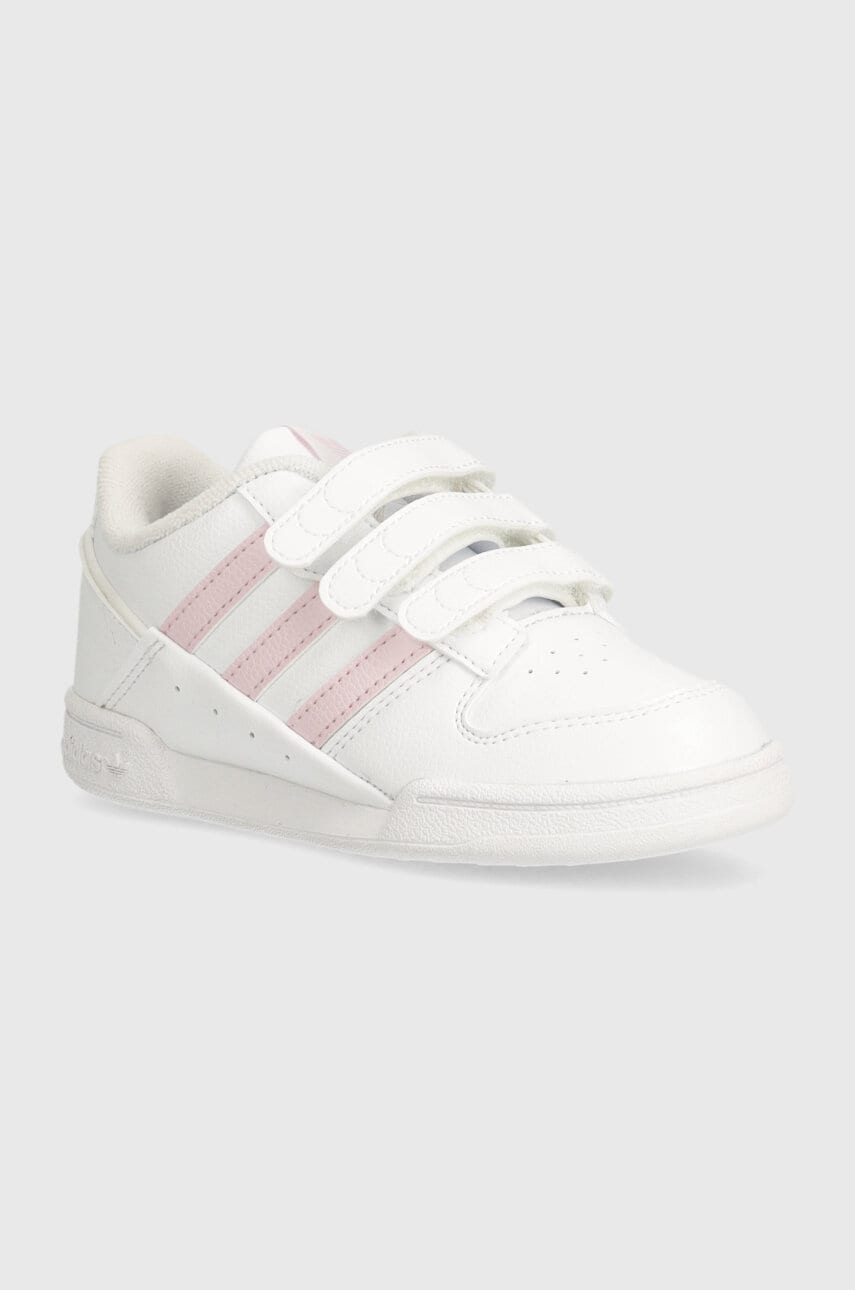 adidas Originals teniși din piele copii culoarea alb adidas Originals teniși din piele copii culoarea alb
