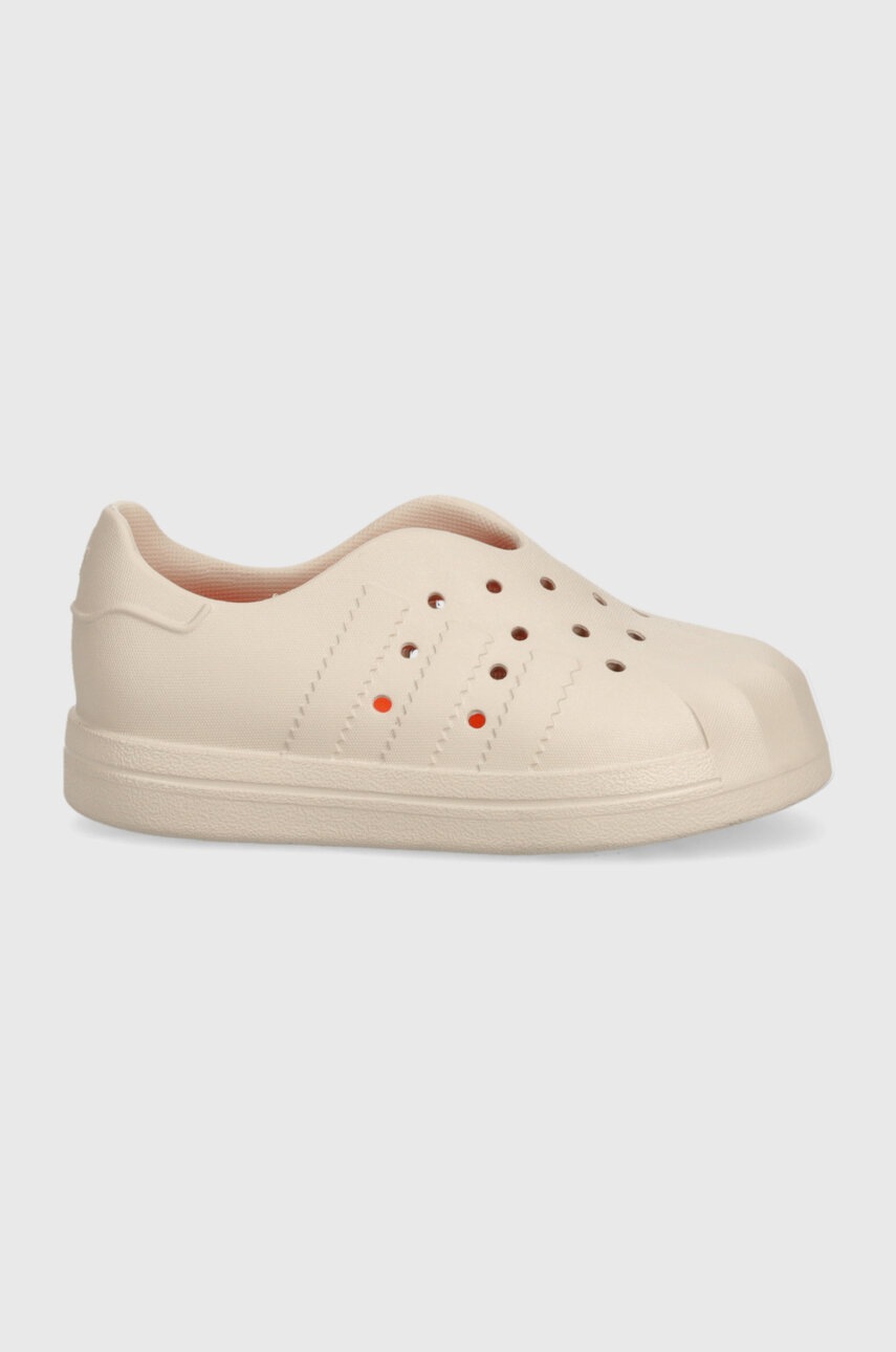 Дитячі кросівки adidas Originals колір бежевий