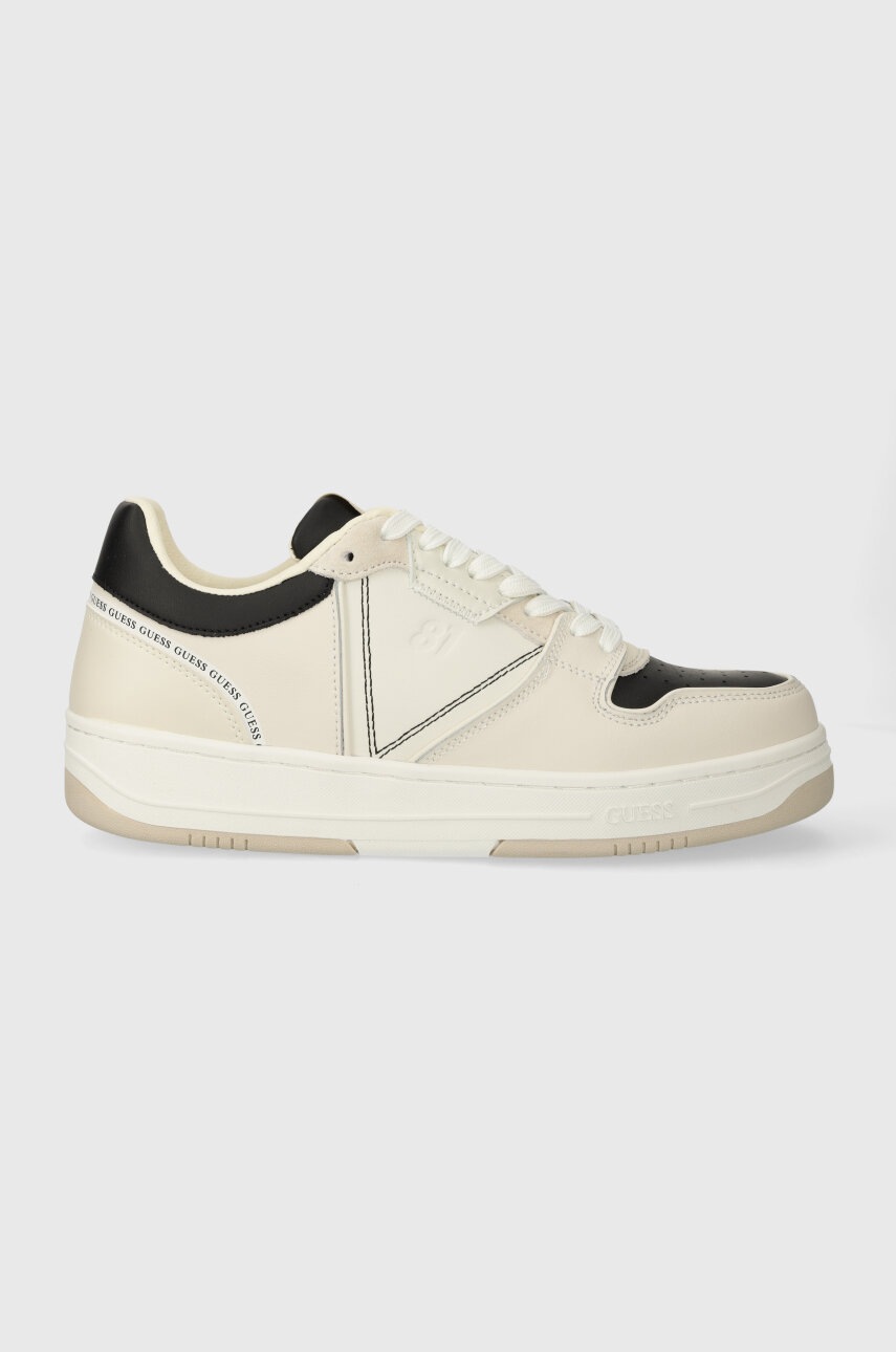 Levně Sneakers boty Guess ANCONA LOW béžová barva, FMPANC ELE12