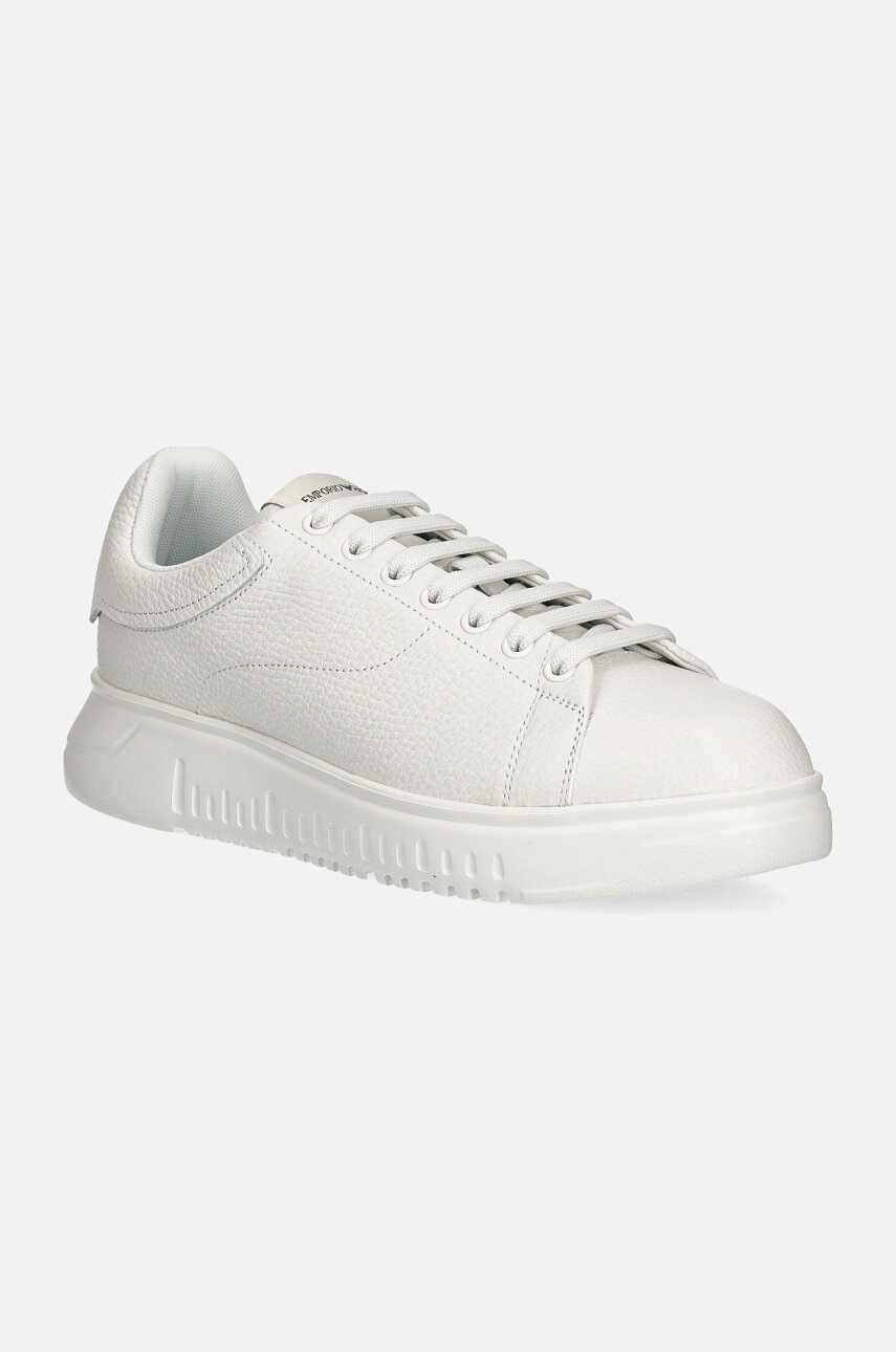 Emporio Armani sneakers din piele culoarea alb, X4X264 XF768 00001