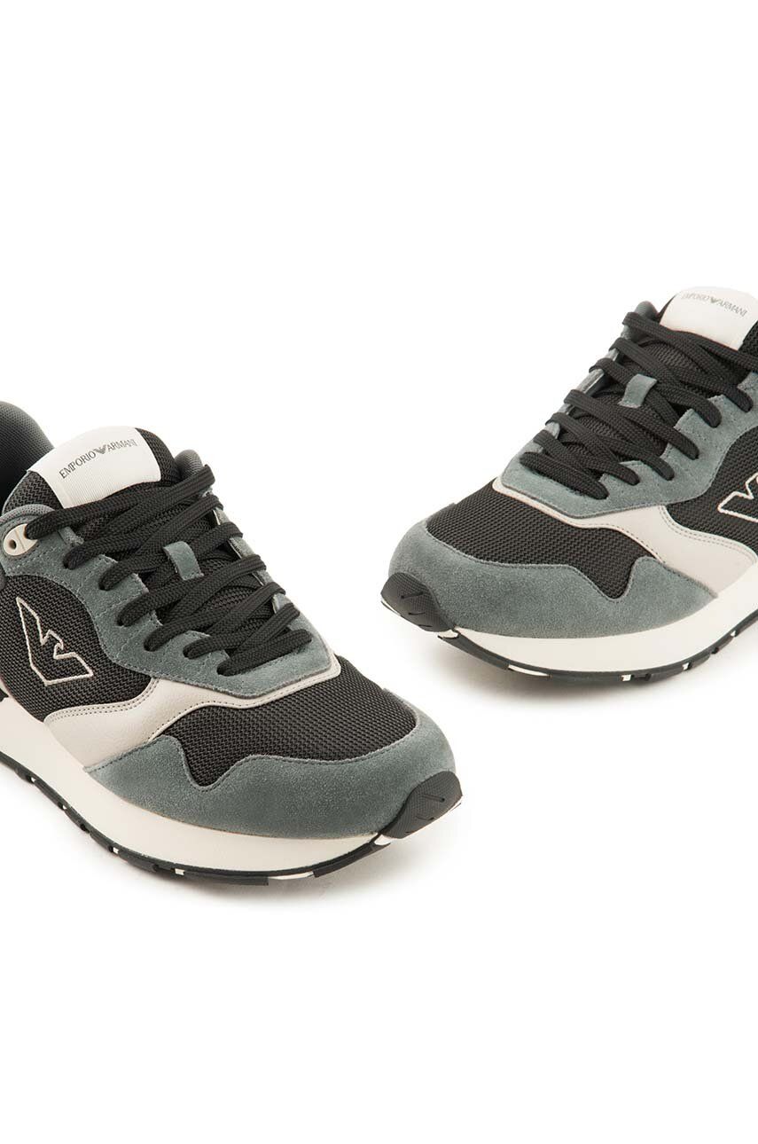 Sneakers boty Emporio Armani šedá barva, X4X642 XN951 T835 X4X642.XN951.T835 EUR 41