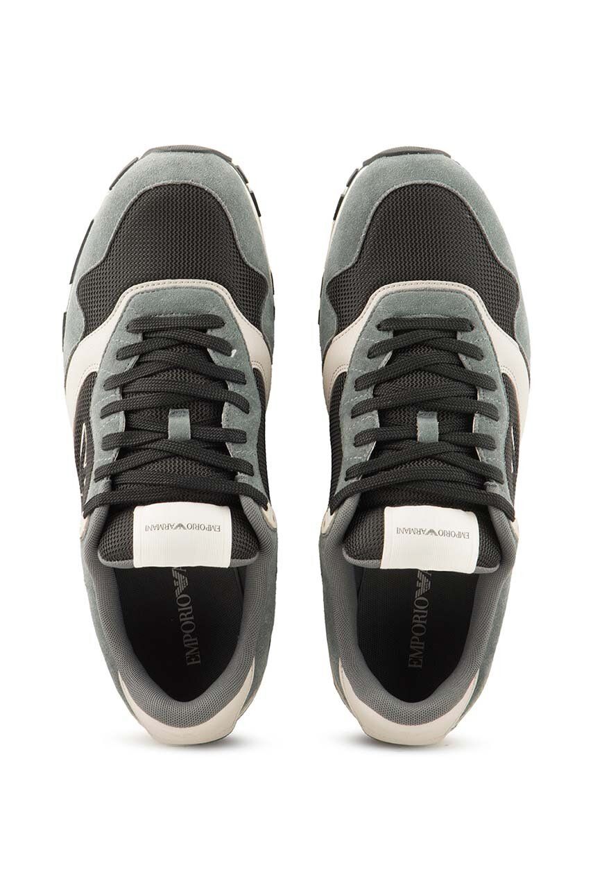 Sneakers boty Emporio Armani šedá barva, X4X642 XN951 T835 X4X642.XN951.T835 EUR 41