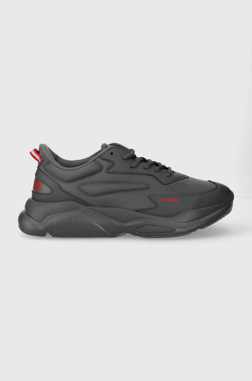 Levně Sneakers boty HUGO Leon šedá barva, 50504799
