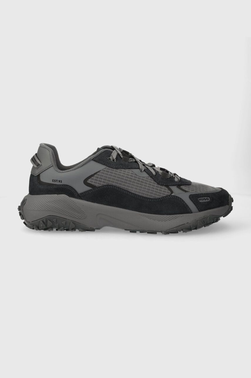 Levně Sneakers boty HUGO GO1ST šedá barva, 50510213