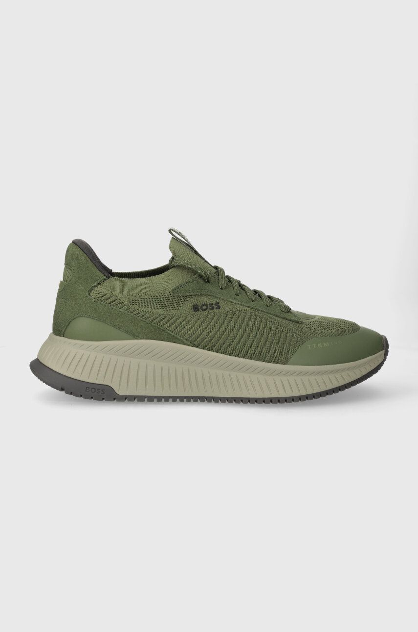 Levně Sneakers boty BOSS TTNM EVO zelená barva, 50498904