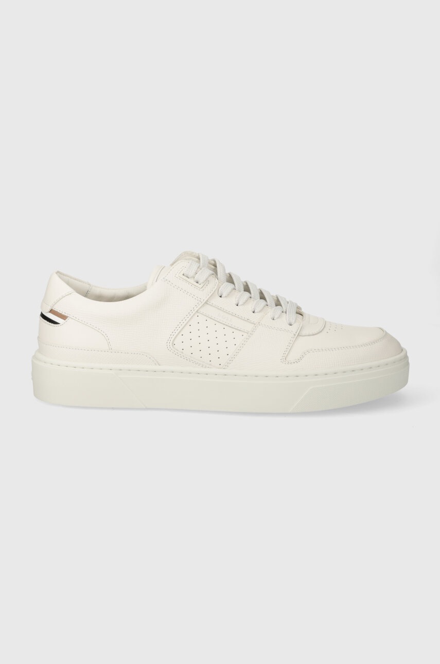 Levně Kožené sneakers boty BOSS Gary bílá barva, 50512161