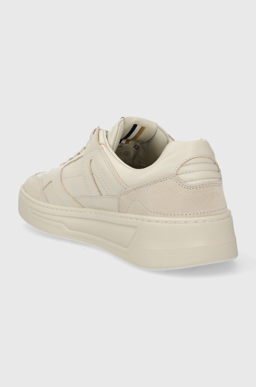 BOSS Sneakers Din Piele Baltimore Culoarea Bej, 50512375