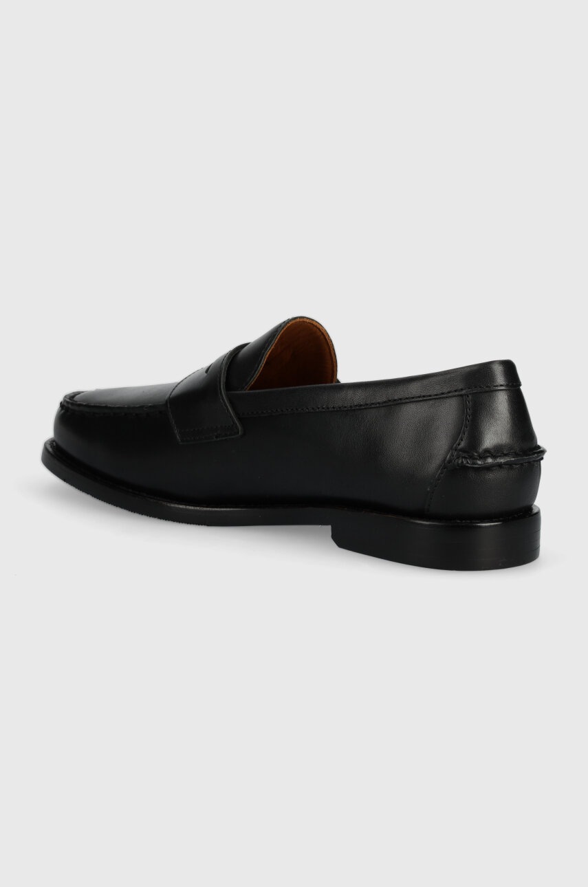 Шкіряні мокасини Polo Ralph Lauren Alston Penny чоловічі колір чорний 803932221002 