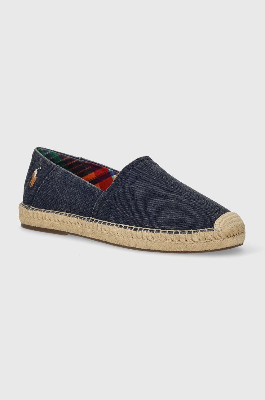 Levně Espadrilky Polo Ralph Lauren Cevio Slip tmavomodrá barva, 803932163001