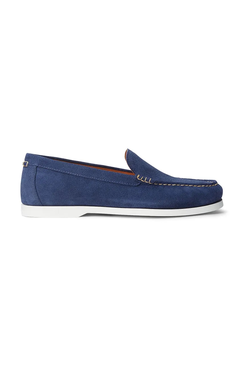 Polo Ralph Lauren mokasyny zamszowe Merton Vnetn kolor granatowy męskie 803932196002