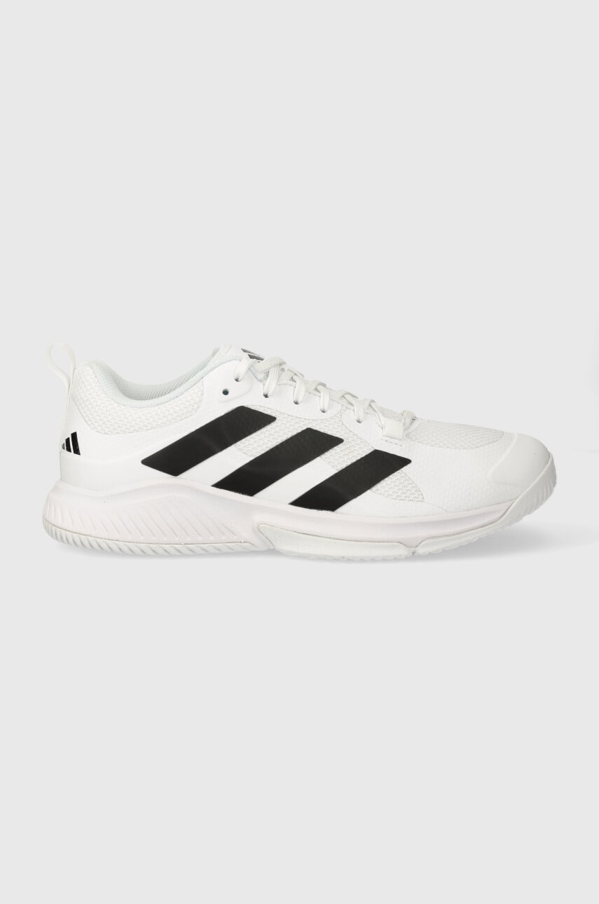 adidas Performance pantofi de antrenament Court Team Bounce 2.0 culoarea alb