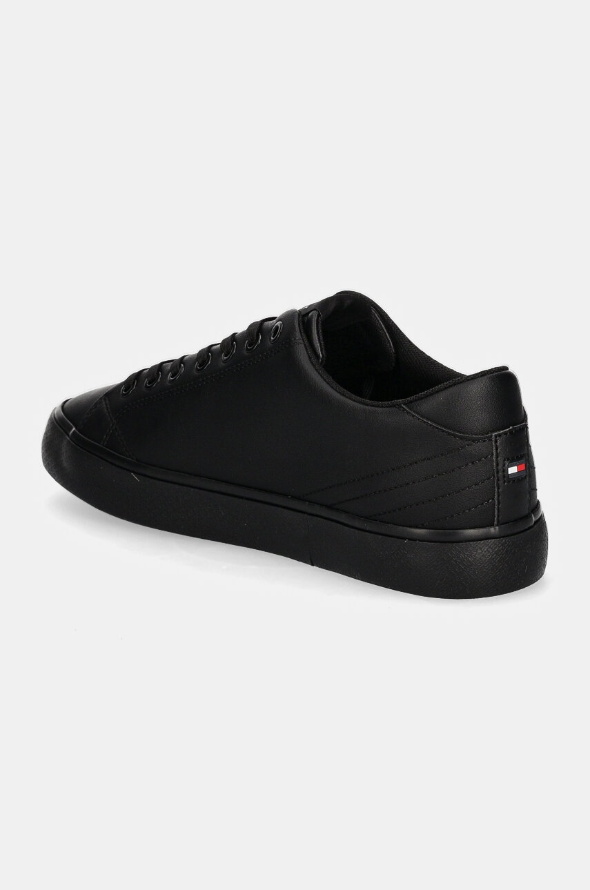Tommy Hilfiger bőr tornacipő TH HI VULC CORE LOW LEATHER ESS fekete, férfi, FM0FM05041 termék 2. képe