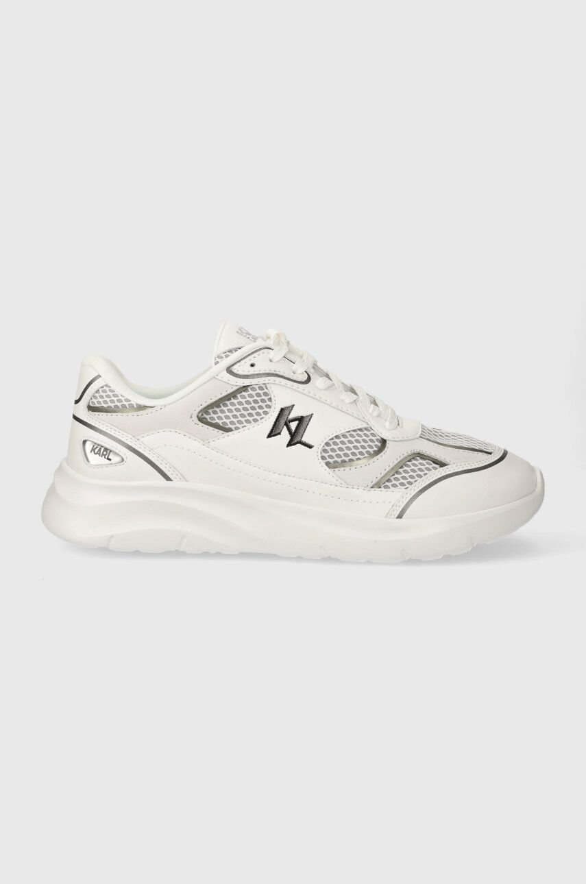Sneakers boty Karl Lagerfeld SERGER bílá barva, KL53620