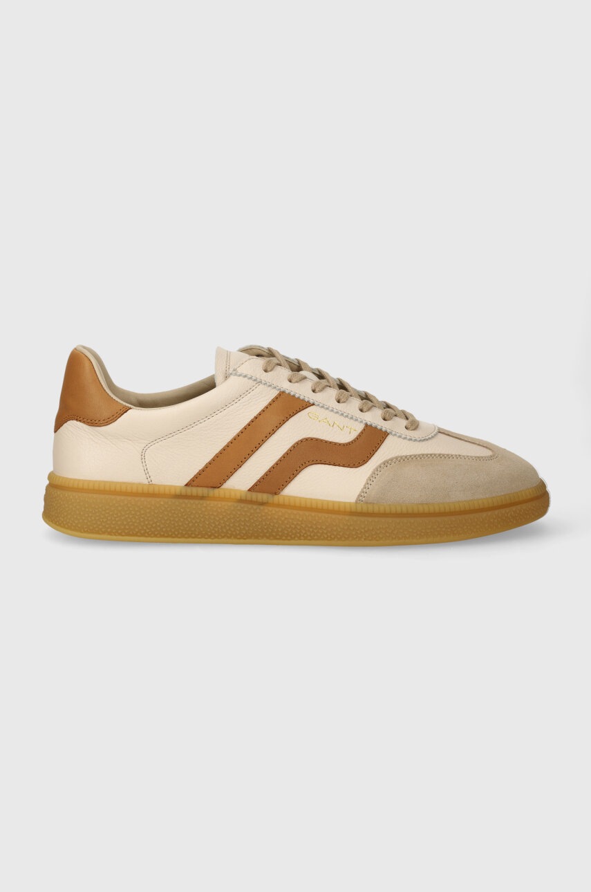 Gant sneakers din piele Cuzmo culoarea bej, 28631482.G111