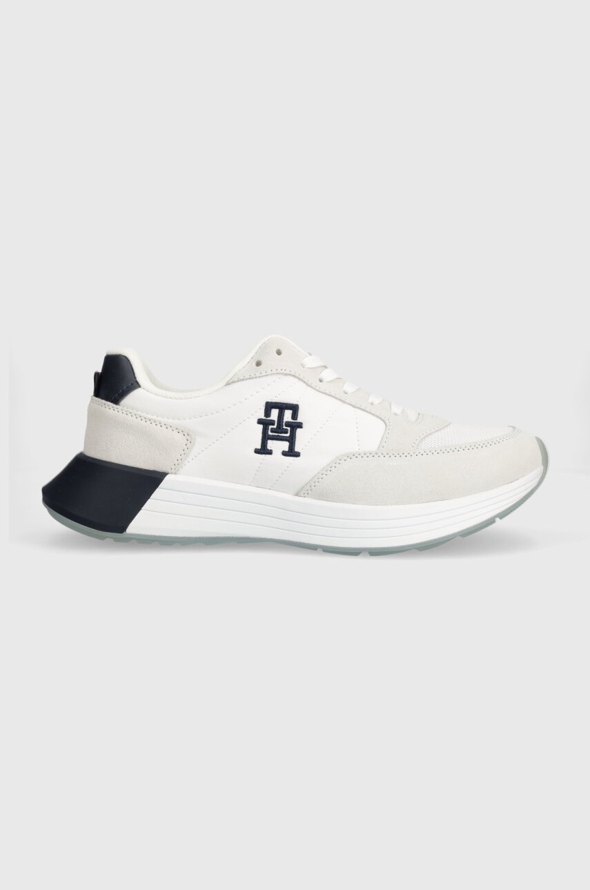 Αθλητικά Tommy Hilfiger CLASSIC ELEVATED RUNNER LOCKER χρώμα: άσπρο, FM0FM04939 λευκό