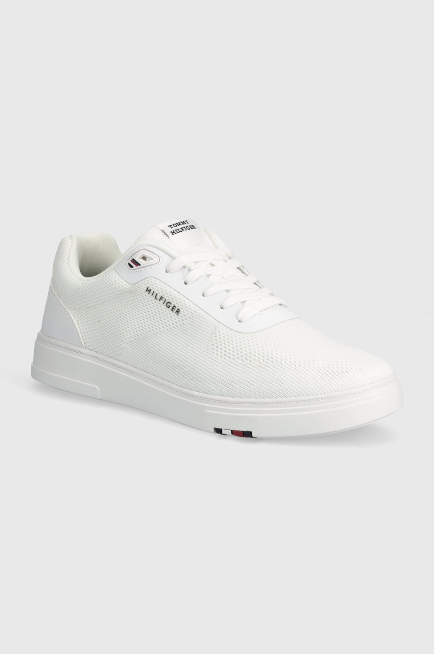 

Маратонки Tommy Hilfiger MODERN CUP KNIT RWB в бяло FM0FM04942, Бял