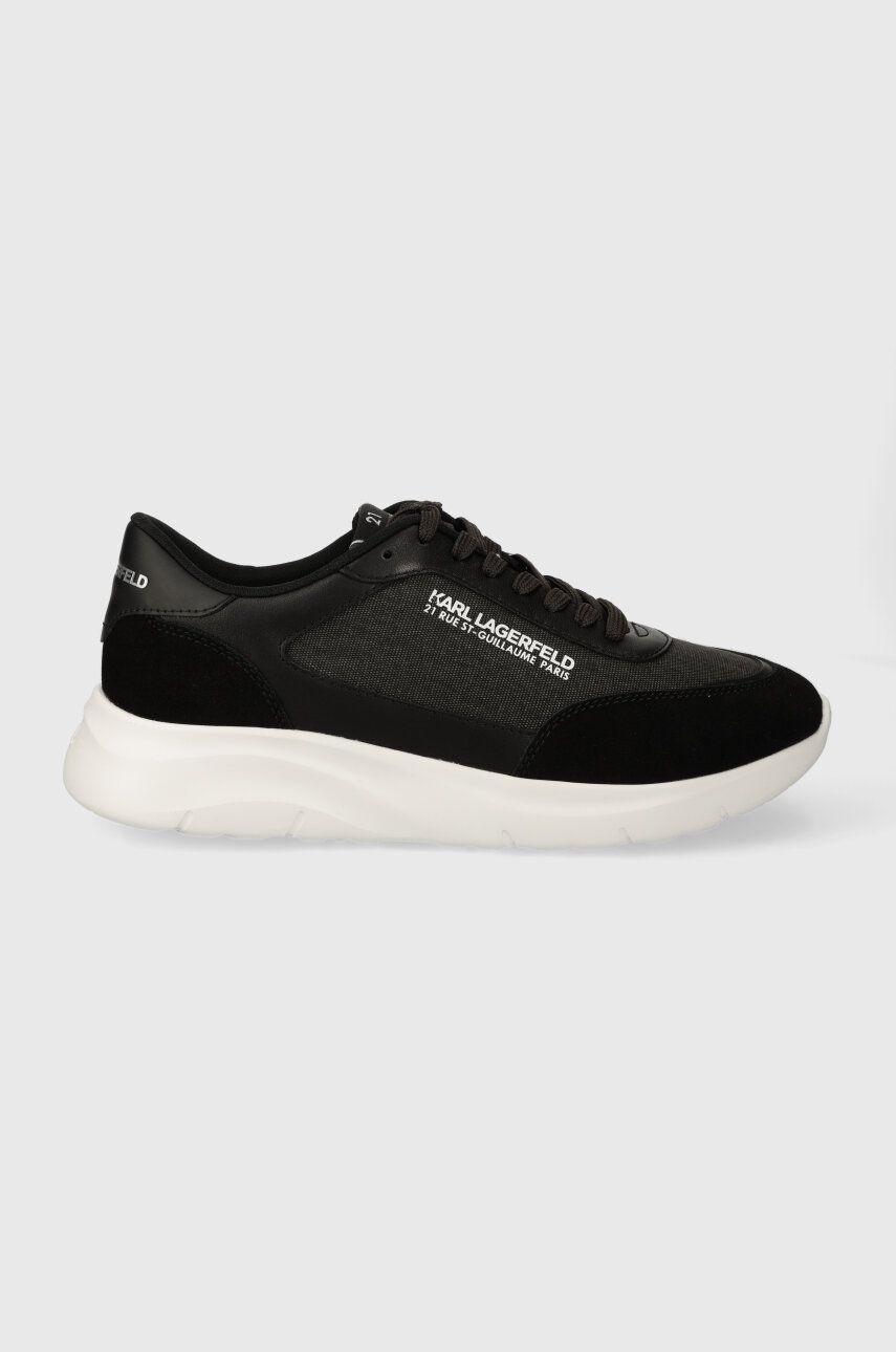 Karl Lagerfeld sneakers SERGER culoarea negru, KL53619