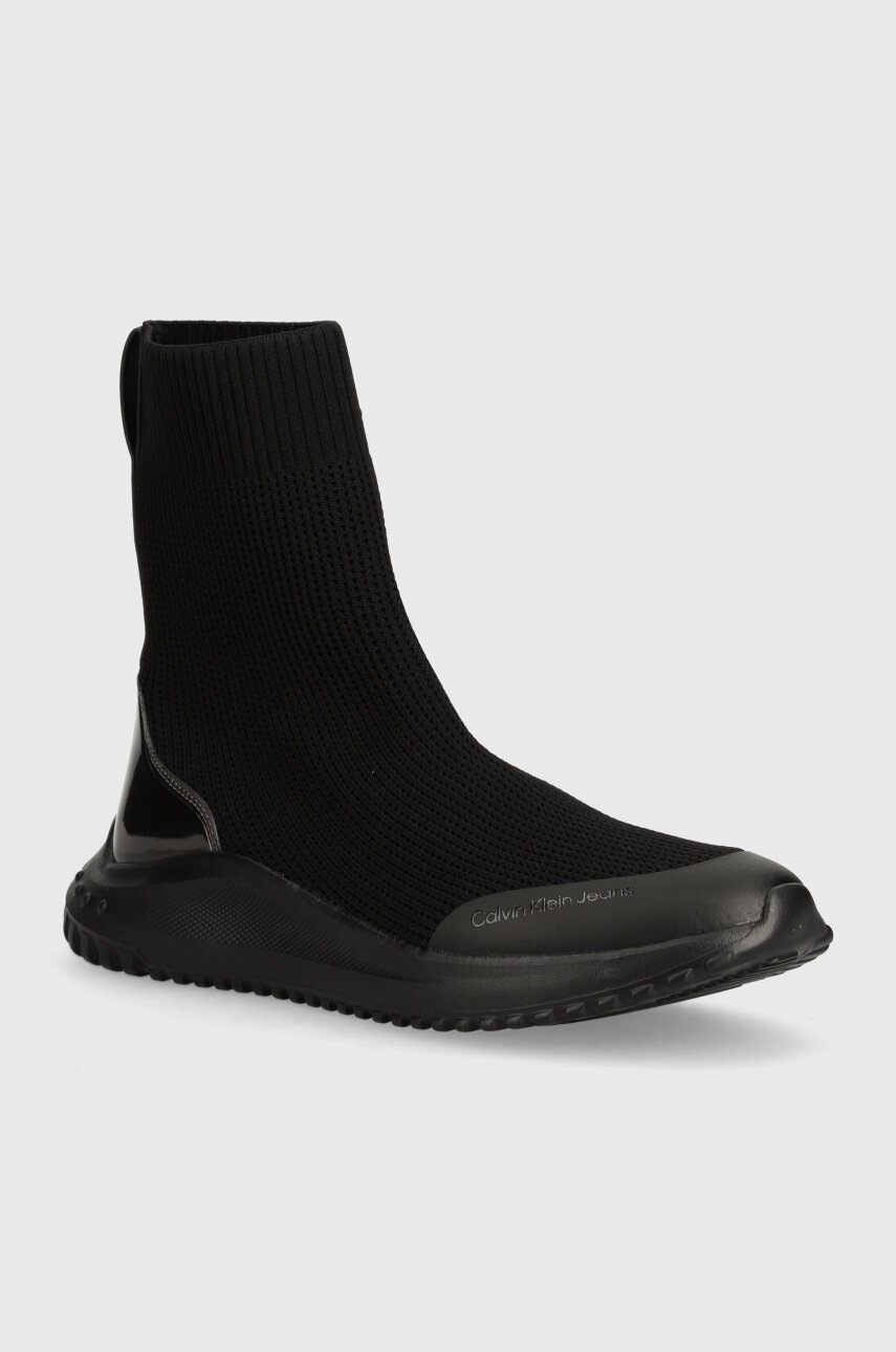 

Маратонки Calvin Klein Jeans EVA RUNNER SOCK MIX IN MR в черно YM0YM00929, Черен