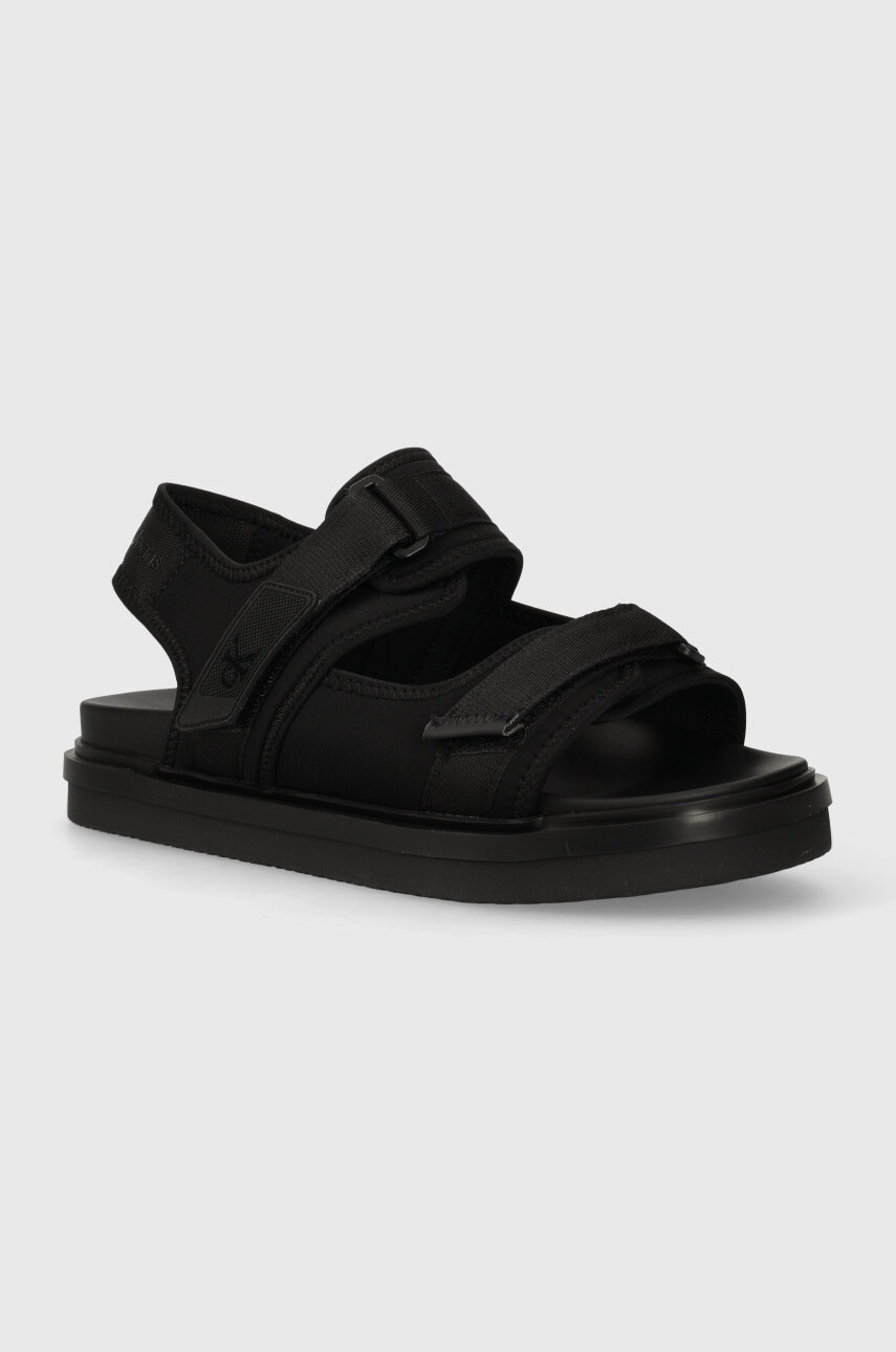 

Сандали Calvin Klein Jeans SANDAL VELCRO NP IN MR в черно YM0YM00940, Черен