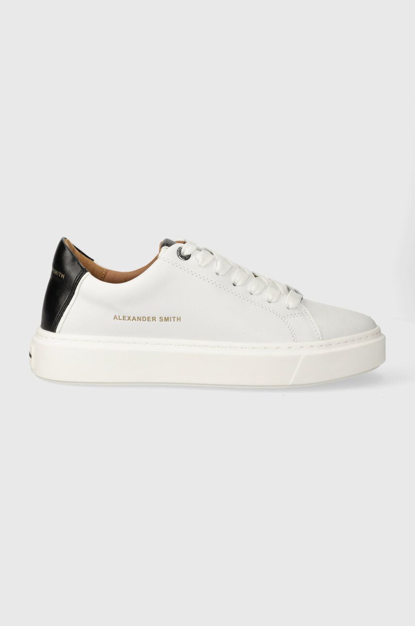 Alexander Smith sneakers London culoarea alb, ALAZLDM9010WBK