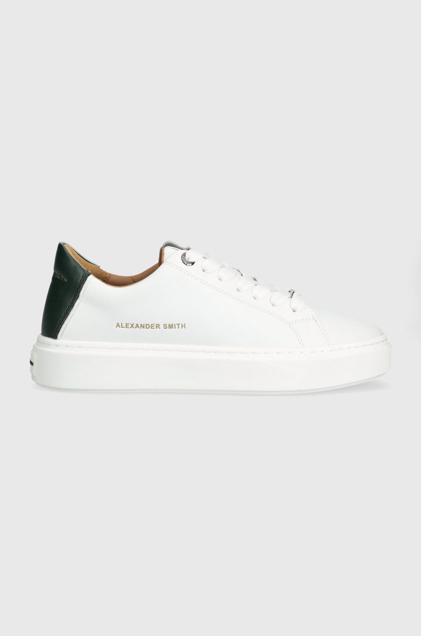 Alexander Smith sneakers London culoarea alb, ALAZLDM9010WDG